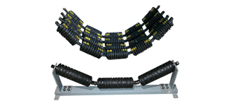 輪胎橡膠緩沖高效托輥